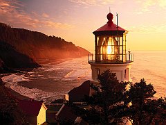 Heceta Sunset, Devils Elbow State Park, Oregon